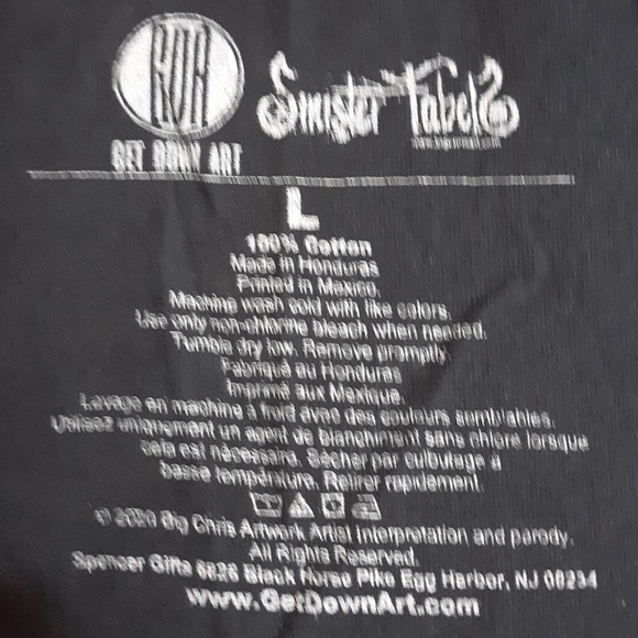 SINISTER FABELS WIZARD OF OZ T-SHIRT - Picture 5 of 5